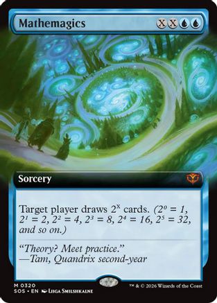 Mathemagics (Extended Art) (SOS-320) - Secrets of Strixhaven - Secrets of Strixhaven - Card Brawlers | Quebec | Canada |