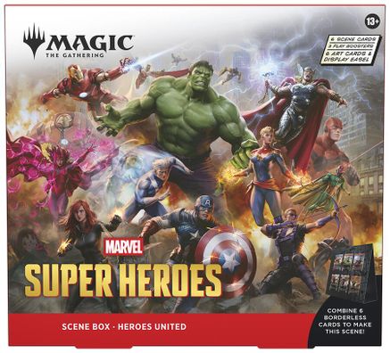 Marvel Super Heroes Scene Box - Heroes United - Marvel Super Heroes - Card Brawlers | Quebec | Canada |