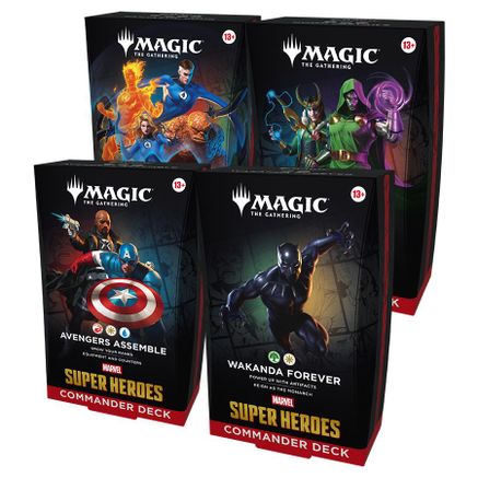 Magic the Gathering - Marvel Super Heroes Commander Deck Case (PREORDER) June 26, 2026