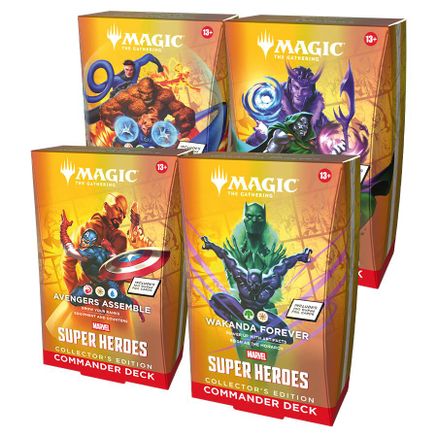 Magic the Gathering - Marvel Super Heroes Commander Deck Case (Collector's Edition) (PREORDER) June 26, 2026
