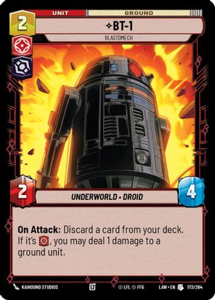 BT-1 - Blastomech (173/264) - A Lawless Time - A Lawless Time - Card Brawlers | Quebec | Canada |