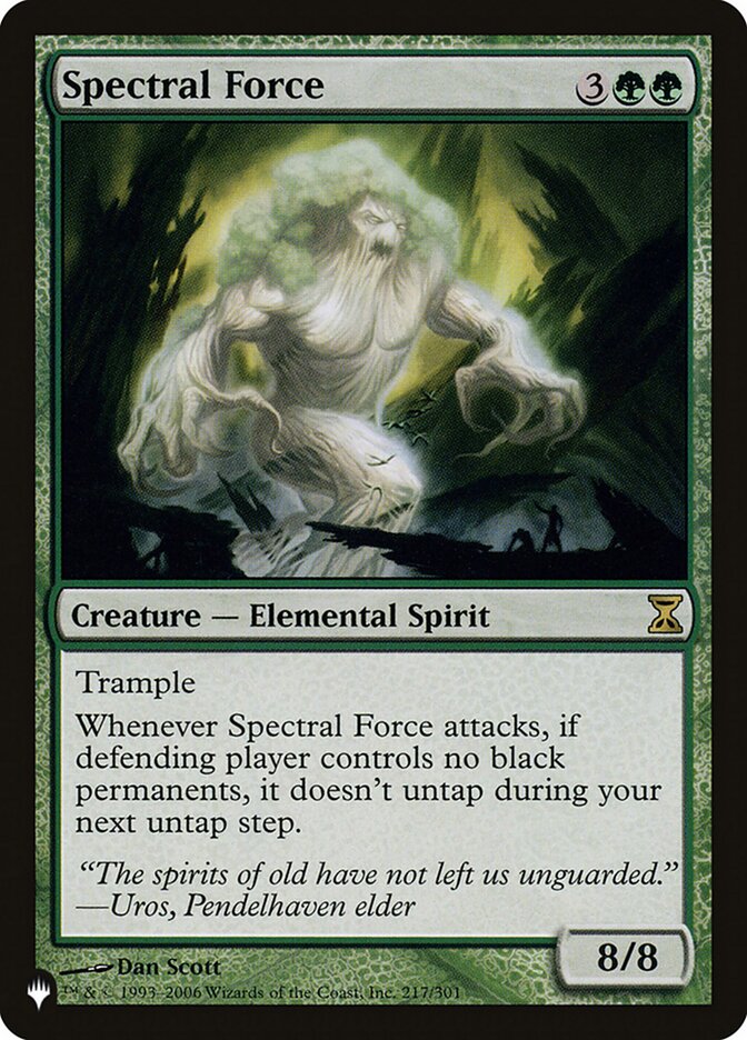 Spectral Force [The List] - Magic: The Gathering - Card Brawlers | Quebec | Canada |