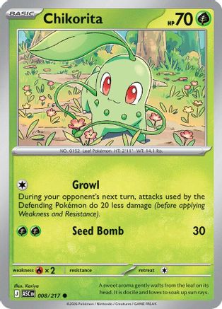 Chikorita (008/null) [ME Ascended Heroes] - ME: Ascended Heroes - Card Brawlers | Quebec | Canada |