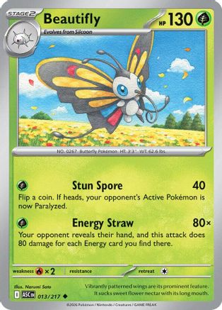 Beautifly (013/217) [ME Ascended Heroes] - ME: Ascended Heroes - Card Brawlers | Quebec | Canada |
