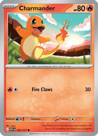 Charmander (020/null) [ME Ascended Heroes]