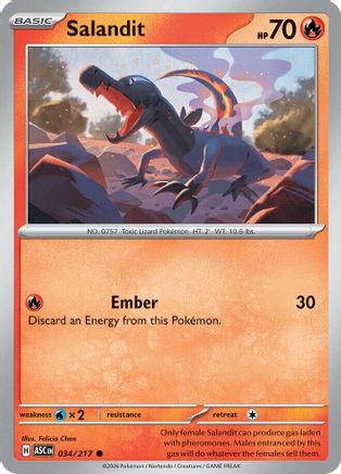 Salandit (034/null) [ME Ascended Heroes] - ME: Ascended Heroes - Card Brawlers | Quebec | Canada |