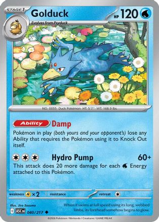 Golduck (040/null) [ME Ascended Heroes] - ME: Ascended Heroes - Card Brawlers | Quebec | Canada |
