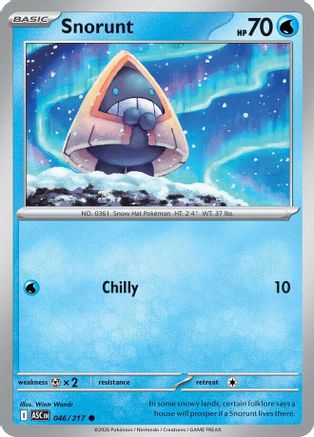 Snorunt (046/217) - Reverse Holofoil [ME Ascended Heroes] - ME: Ascended Heroes - Card Brawlers | Quebec | Canada |