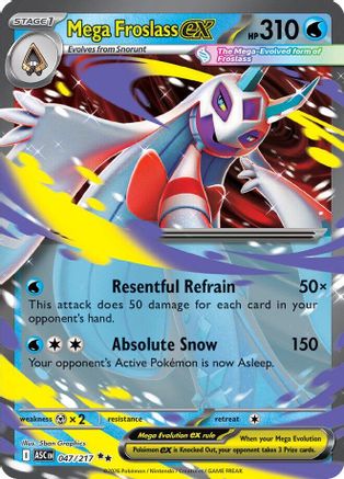 Mega Froslass ex (047/217) - Holofoil [ME Ascended Heroes] - ME: Ascended Heroes - Card Brawlers | Quebec | Canada |