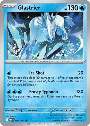 Glastrier (054/null) [ME Ascended Heroes] - ME: Ascended Heroes - Card Brawlers | Quebec | Canada |