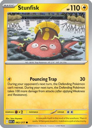 Stunfisk (062/null) [ME Ascended Heroes] - ME: Ascended Heroes - Card Brawlers | Quebec | Canada |