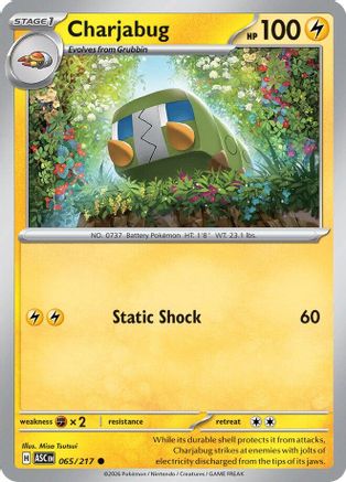 Charjabug (065/null) [ME Ascended Heroes] - ME: Ascended Heroes - Card Brawlers | Quebec | Canada |
