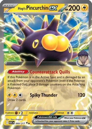 Hop's Pincurchin ex (068/null) - Holofoil [ME Ascended Heroes] - ME: Ascended Heroes - Card Brawlers | Quebec | Canada |