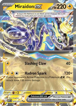 Miraidon ex (073/null) - Holofoil [ME Ascended Heroes] - ME: Ascended Heroes - Card Brawlers | Quebec | Canada |