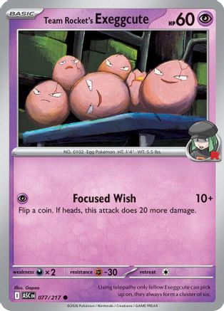 Team Rocket's Exeggcute (077/null) [ME Ascended Heroes]
