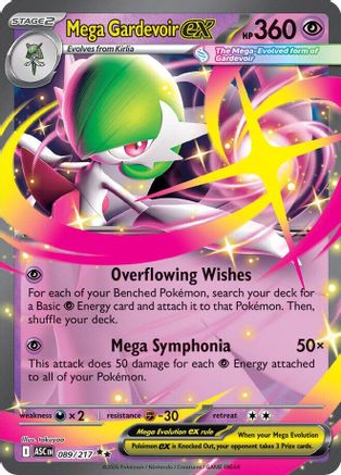 Mega Gardevoir ex (089/null) - Holofoil [ME Ascended Heroes] - ME: Ascended Heroes - Card Brawlers | Quebec | Canada |