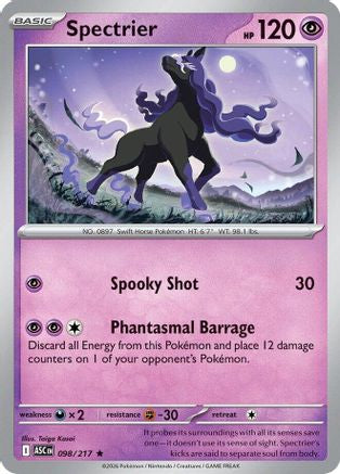 Spectrier (098/null) - Reverse Holofoil [ME Ascended Heroes] - ME: Ascended Heroes - Card Brawlers | Quebec | Canada |