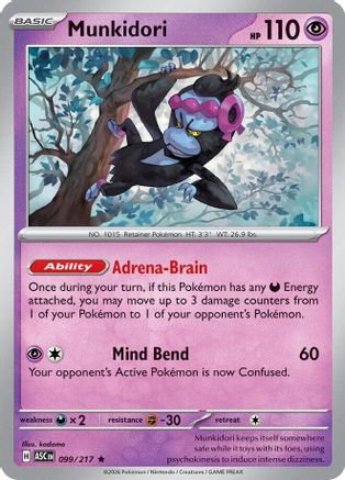 Munkidori (099/null) - Reverse Holofoil [ME Ascended Heroes] - ME: Ascended Heroes - Card Brawlers | Quebec | Canada |