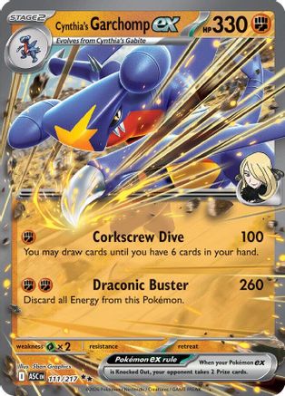 Cynthia's Garchomp ex (111/null) - Holofoil [ME Ascended Heroes] - ME: Ascended Heroes - Card Brawlers | Quebec | Canada |