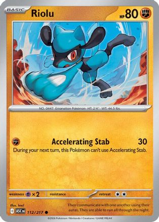 Riolu (112/null) [ME Ascended Heroes] - ME: Ascended Heroes - Card Brawlers | Quebec | Canada |