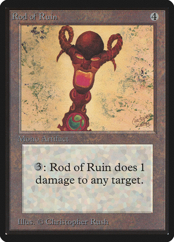 Rod of Ruin [Beta Edition] - Magic: The Gathering - Card Brawlers | Quebec | Canada |