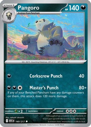Pangoro (140/null) [ME Ascended Heroes] - ME: Ascended Heroes - Card Brawlers | Quebec | Canada |