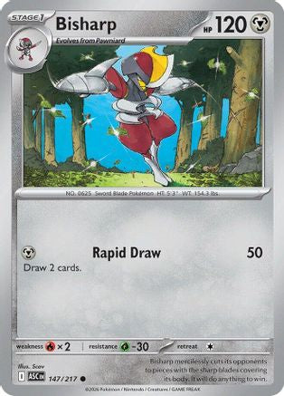 Bisharp (147/null) - Reverse Holofoil [ME Ascended Heroes] - ME: Ascended Heroes - Card Brawlers | Quebec | Canada |