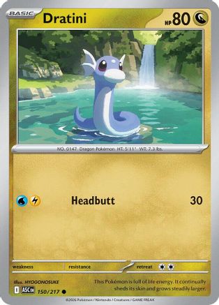 Dratini (150/null) - Reverse Holofoil [ME Ascended Heroes] - ME: Ascended Heroes - Card Brawlers | Quebec | Canada |