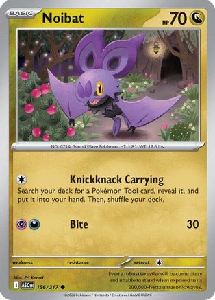 Noibat (156/null) [ME Ascended Heroes] - ME: Ascended Heroes - Card Brawlers | Quebec | Canada |