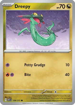 Dreepy (158/217) [ME Ascended Heroes] - ME: Ascended Heroes - Card Brawlers | Quebec | Canada |