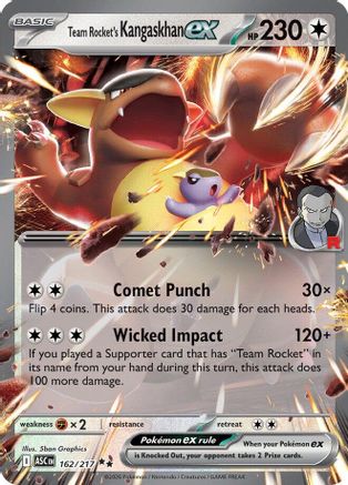 Team Rocket's Kangaskhan ex (162/null) - Holofoil [ME Ascended Heroes] - ME: Ascended Heroes - Card Brawlers | Quebec | Canada |