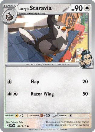 Larry's Staravia (169/null) [ME Ascended Heroes] - ME: Ascended Heroes - Card Brawlers | Quebec | Canada |