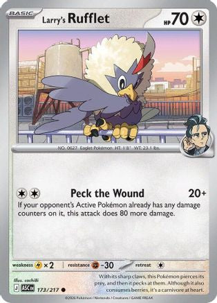 Larry's Rufflet (173/null) - Reverse Holofoil [ME Ascended Heroes]