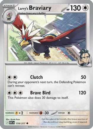Larry's Braviary (174/null) - Reverse Holofoil [ME Ascended Heroes] - ME: Ascended Heroes - Card Brawlers | Quebec | Canada |