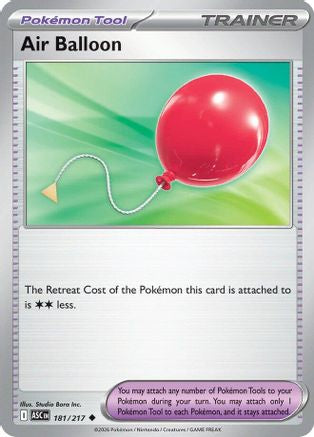 Air Balloon (181/null) - Reverse Holofoil [ME Ascended Heroes] - ME: Ascended Heroes - Card Brawlers | Quebec | Canada |