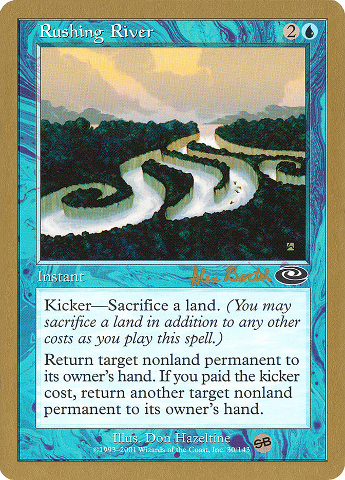 Rushing River (Alex Borteh) (SB) [World Championship Decks 2001] - Magic: The Gathering - Card Brawlers | Quebec | Canada |