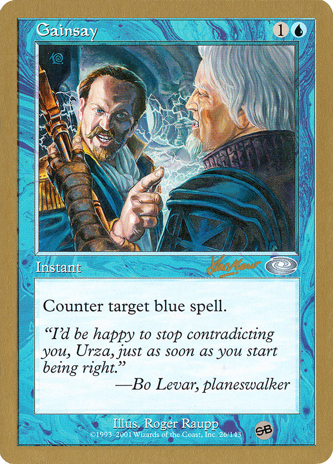 Gainsay (Sim Han How) (SB) [World Championship Decks 2002] - Magic: The Gathering - Card Brawlers | Quebec | Canada |