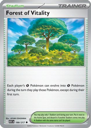Forest of Vitality (188/null) [ME Ascended Heroes] - ME: Ascended Heroes - Card Brawlers | Quebec | Canada |