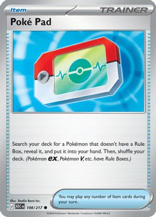 Poke Pad (198/null) - Reverse Holofoil [ME Ascended Heroes] - ME: Ascended Heroes - Card Brawlers | Quebec | Canada |