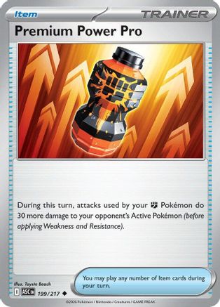 Premium Power Pro (199/null) - Reverse Holofoil [ME Ascended Heroes] - ME: Ascended Heroes - Card Brawlers | Quebec | Canada |