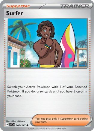 Surfer (200/217) [ME Ascended Heroes] - ME: Ascended Heroes - Card Brawlers | Quebec | Canada |