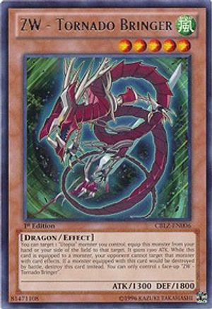 ZW - Tornado Bringer [CBLZ-EN006] Rare - Yu-Gi-Oh! - Card Brawlers | Quebec | Canada |