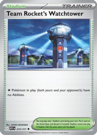 Team Rocket's Watchtower (210/null) - Reverse Holofoil [ME Ascended Heroes] - ME: Ascended Heroes - Card Brawlers | Quebec | Canada |