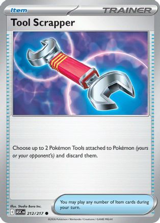 Tool Scrapper (212/null) - Reverse Holofoil [ME Ascended Heroes] - ME: Ascended Heroes - Card Brawlers | Quebec | Canada |