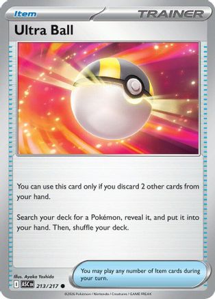 Ultra Ball (213/217) [ME Ascended Heroes] - ME: Ascended Heroes - Card Brawlers | Quebec | Canada |