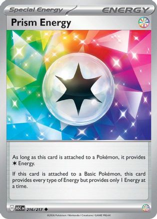 Prism Energy (216/null) - Reverse Holofoil [ME Ascended Heroes] - ME: Ascended Heroes - Card Brawlers | Quebec | Canada |