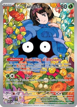 Erika's Tangela (218/217) - Holofoil [ME Ascended Heroes] - ME: Ascended Heroes - Card Brawlers | Quebec | Canada |