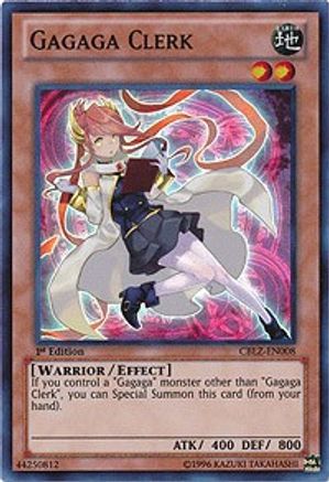 Gagaga Clerk [CBLZ-EN008] Super Rare - Yu-Gi-Oh! - Card Brawlers | Quebec | Canada |