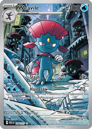 Weavile (228/217) - Holofoil [ME Ascended Heroes] - ME: Ascended Heroes - Card Brawlers | Quebec | Canada |