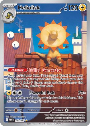 Heliolisk (229/217) - Holofoil [ME Ascended Heroes] - ME: Ascended Heroes - Card Brawlers | Quebec | Canada |